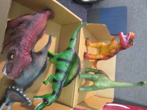 5 Large Assorted Dinosaurs...