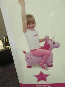 Starshine Bouncy Unicorn Ride-on...