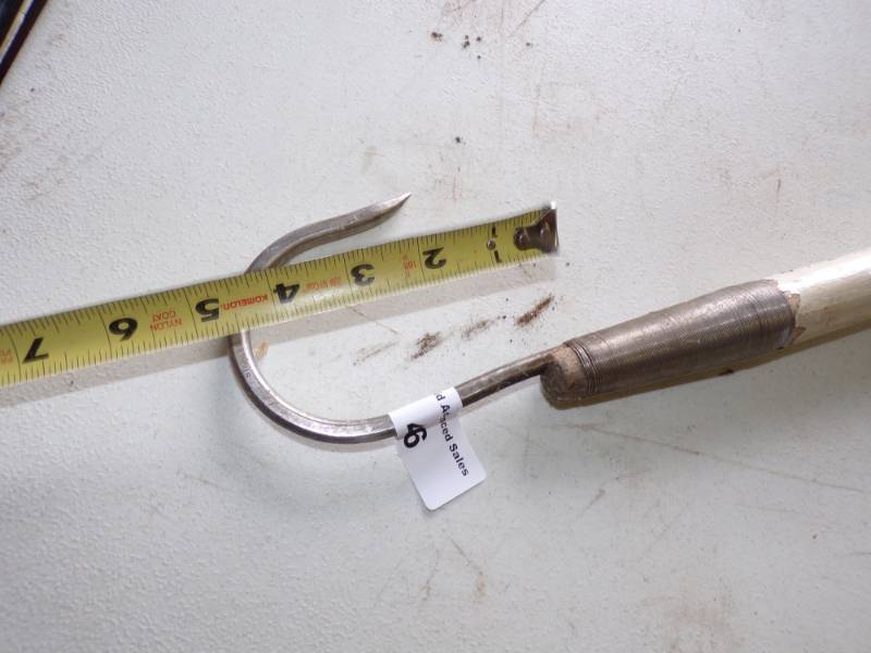 Vintage Fishing Gaff Hook  Advanced Sales Consignment Auction