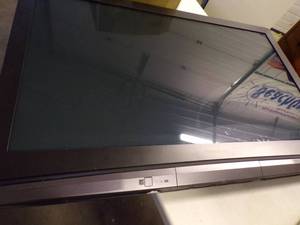 lot 29 image: 50 Panasonic Flat Screen Tv no stand no remote no cord