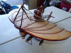 lot 10 image: Vintage Airplane Dcor