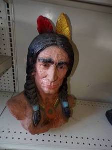 lot 38 image: Large Indian Bust