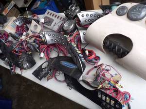 lot 89 image: Boat Control Panels and wiring