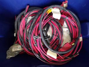 lot 91 image: Boat Parts Large Tote of Wire Harness