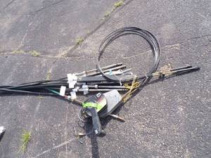 lot 67 image: Steering Cables and one Control