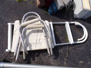 lot 70 image: Boat Boarding ladder and portable ladder