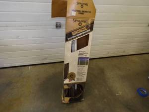 lot 226 image: Spalding Badminton Set with Posts, Net, Rackets and Birdies