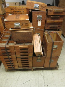 WOOD CRATES, ASSORTED