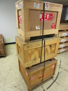 WOOD CRATES WITH LIDS