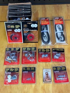 lot 101 image: Box Lot Of Battery Terminal Protectors, Ground Wires, Battery Terminal Connector, Etc