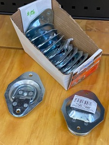 lot 106 image: Box Of New Keeper 400# Recessed Wire Anchors