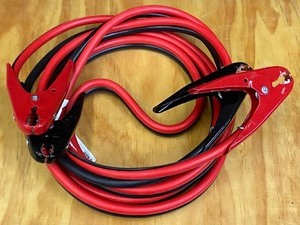 lot 111 image: New 16ft 2-Gauge Booster Cables