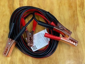 lot 114 image: New 16ft 8-Gauge Booster Cables