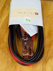 lot 116 image: New 12ft 10-Gauge Booster Cables