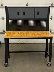 lot 1 image: Homak Mobile Work Bench  Station