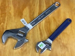 lot 55 image: Lot Of (1) 18 & (1) 12 Crescent Wrenches
