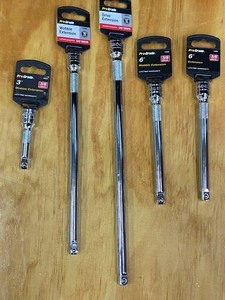 lot 74 image: Lot Of (5) Pro-Grade 38-Drive Socket Extensions
