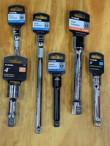 lot 75 image: Lot Of Assorted 12-Drive & 34-Drive Socket Extensions