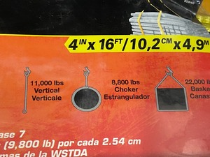 lot 76 image: Keeper 4 x 16ft Lifting Sling