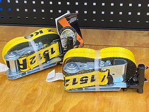 lot 90 image: Lot Of (2) Keeper 2 x 27ft Ratchet Straps, 3,333#