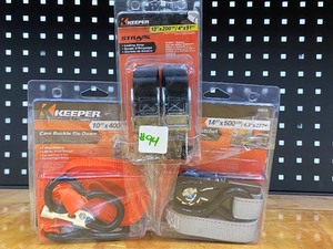 lot 94 image: Lot Of (3) New Keeper Strap Sets