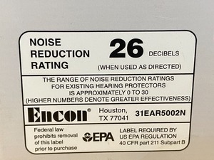 lot 40 image: Nascar Noise-Reduction Comfort Ear Muffs, Color Red