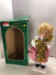 lot 43 image: Animated Christmas Figurine