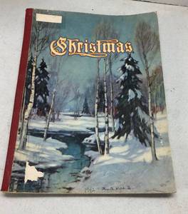 lot 59 image: Vintage 1942 An American Annual of Christmas Literature and Art.