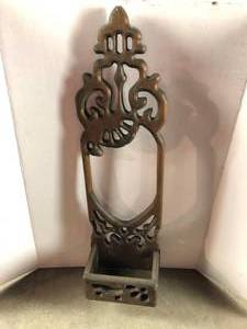 lot 77 image: Solid Wood Planter or Extra Large Wall Pocket