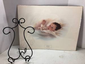 lot 93 image: Bessie Pease Gutmann Baby Lithograph