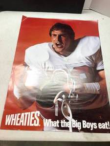 lot 94 image: Vintage Wheaties Poster