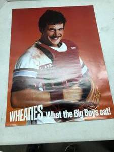lot 95 image: Vintage Wheaties Poster