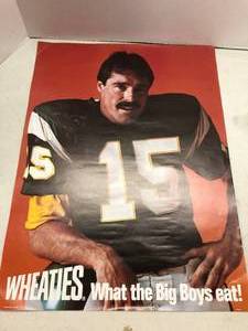 lot 96 image: Vintage Wheaties Poster