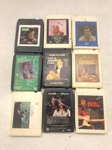 lot 112 image: 8 Track Cassettes Tapes