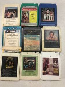 lot 114 image: 8 Track Cassettes Tapes