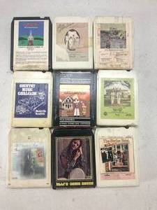 lot 115 image: 8 Track Cassettes Tapes