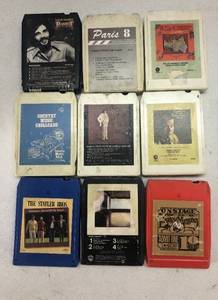 lot 117 image: 8 Track Cassettes Tapes