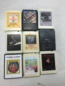 lot 120 image: 8 Track Cassettes Tapes