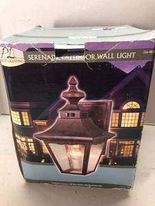 lot 177 image: Outdoor Wall Light New in Original Box