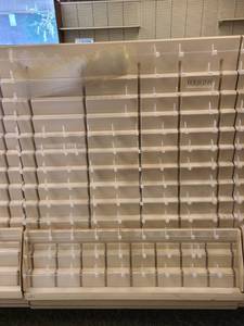 lot 197 image: 2 Sided Hallmark Greeting Card Display