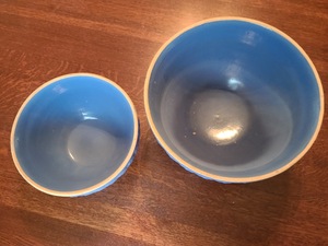 lot 36 image: Two Vintage Pottery Bowls