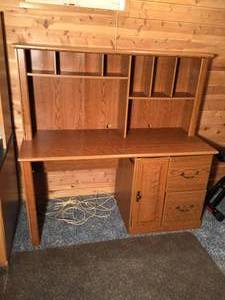 lot 156 image: Desk And Office Chair