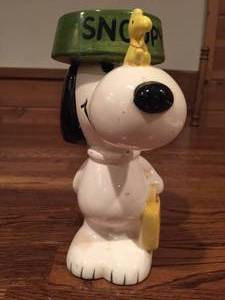 lot 223 image: 1966 Snoopy And Woodstock Vase