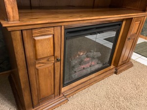 lot 62 image: Fireplace Media Stand by Classic Flame