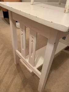 lot 268 image: Two Pieces Painted Vintage Furniture