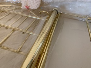 lot 80 image: American Girl Doll - Samantha Brass Bed
