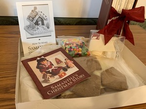 lot 82 image: American Girl Doll Accessories (Samanthas Christmas Story) and Books