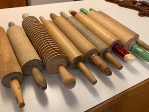 lot 92 image: Lot of Nine Rolling Pins