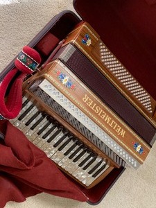 lot 99 image: Antique Weltmeister Accordion and German Accordion