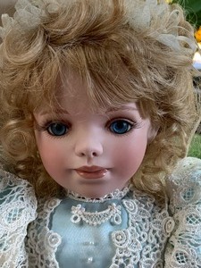 lot 289 image: Dolls By Jerri Collectable Doll- Linette